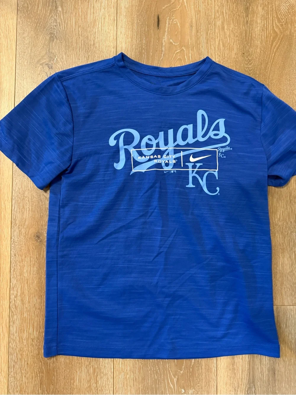 Nike Kids Royal Blue Kansas City Royals Graphic Tee